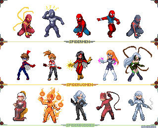 Spidey Sprites