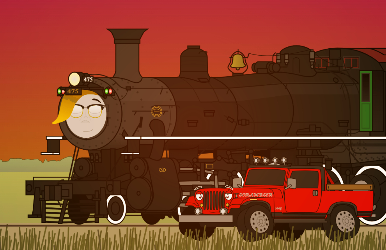 Raph Rooftop Train Raph and Scrambler by RaphaelTheMClass on DeviantArt