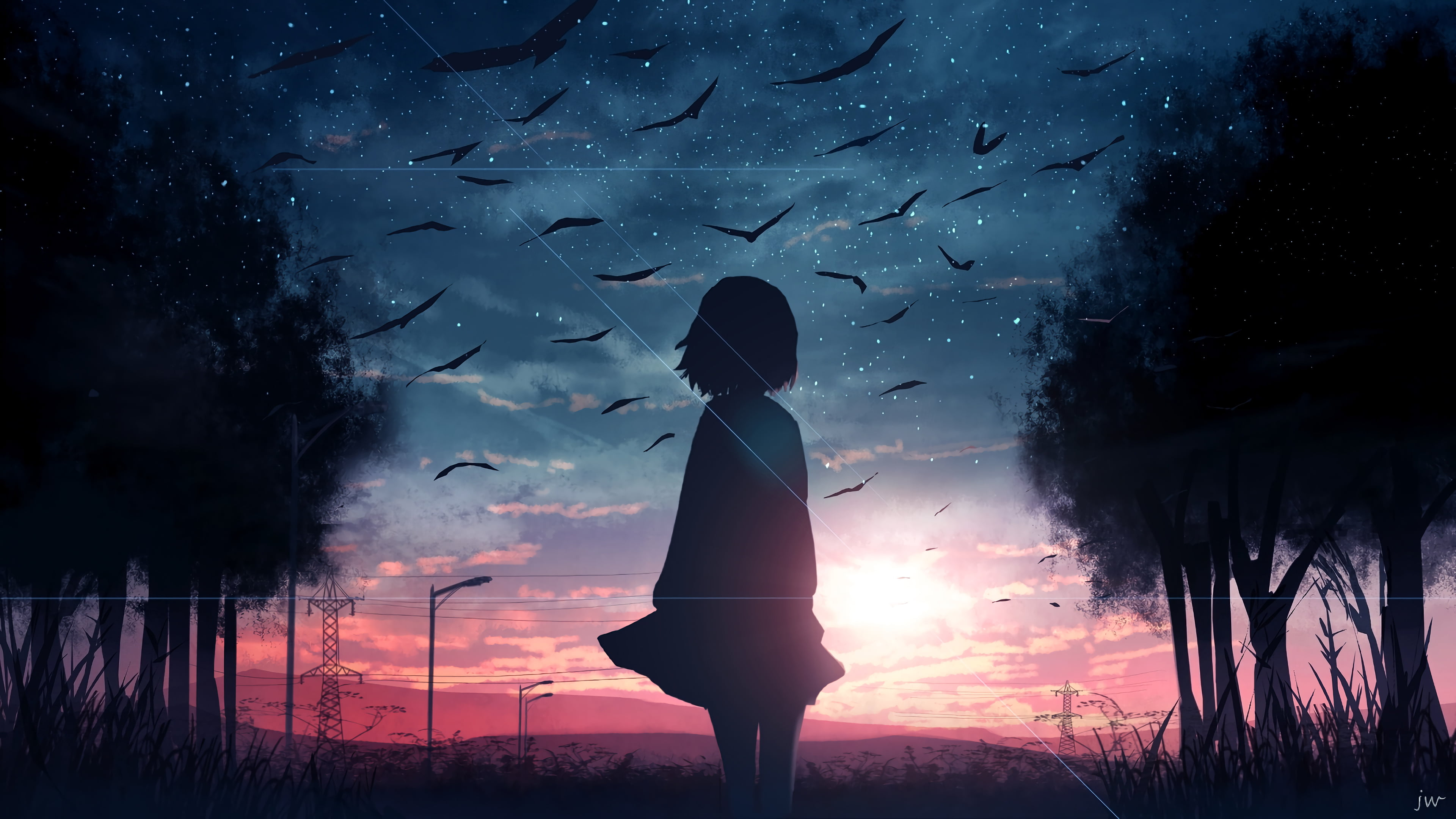 Anime Girl 4k Wallpaper by CYBERxYT on DeviantArt