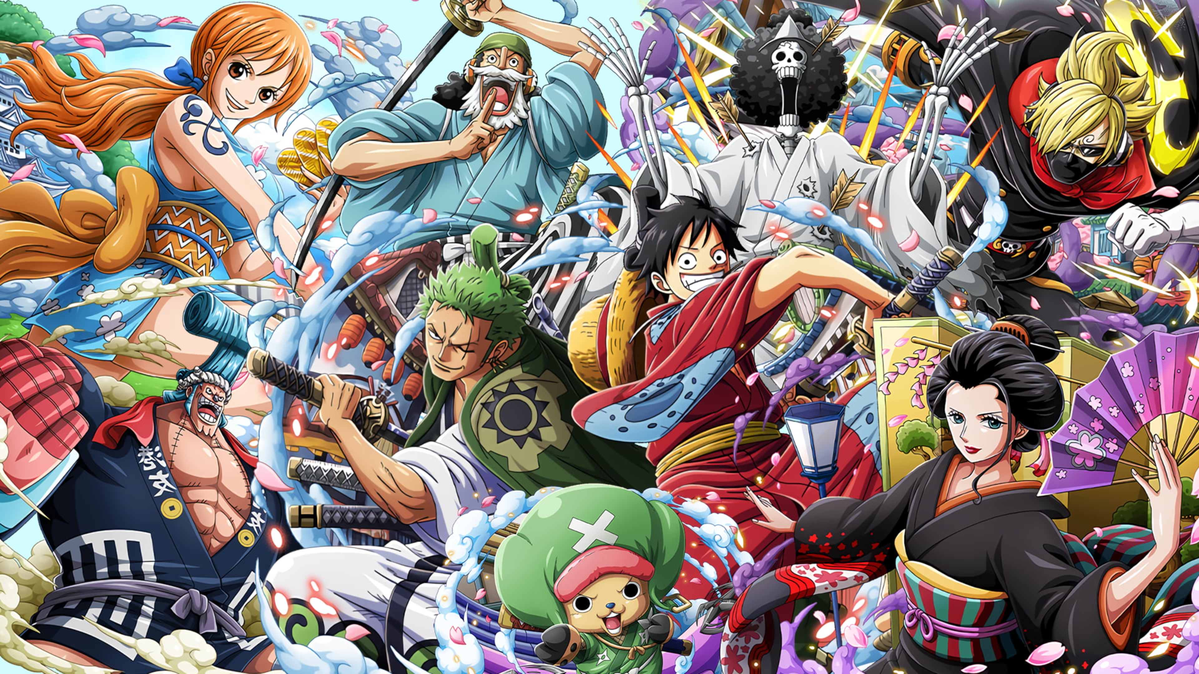 One piece Crew 4k wallpaper by CYBERxYT on DeviantArt