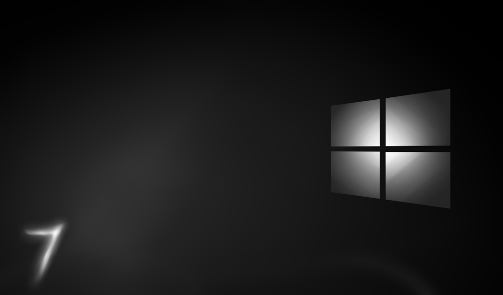 Windows 7 Wallpaper Black Mode [Windows 10 Style] by JoseProductions on  DeviantArt