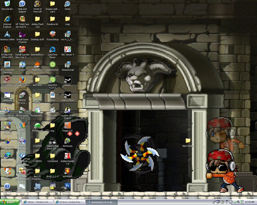 Gaming Computer Desktop Deviantart my desktop by phantomboy14 on DeviantArt