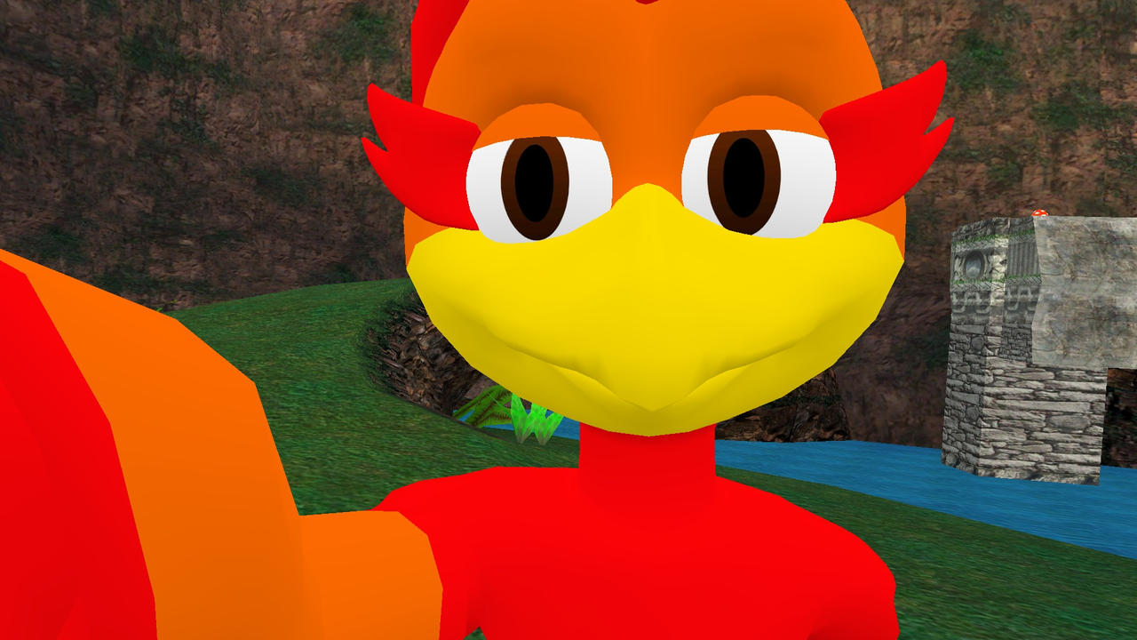 Hello from the Chao Garden in Mystic Ruins by Pyrethorn on DeviantArt