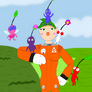 Patricia and her Pikmin