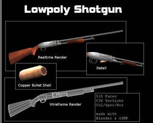 Lowpoly Shotgun