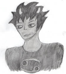 Grayscale Karkat