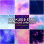 Sparkles and Stars background collection 3