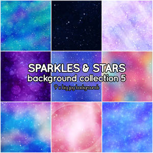Sparkles and Stars background collection 5
