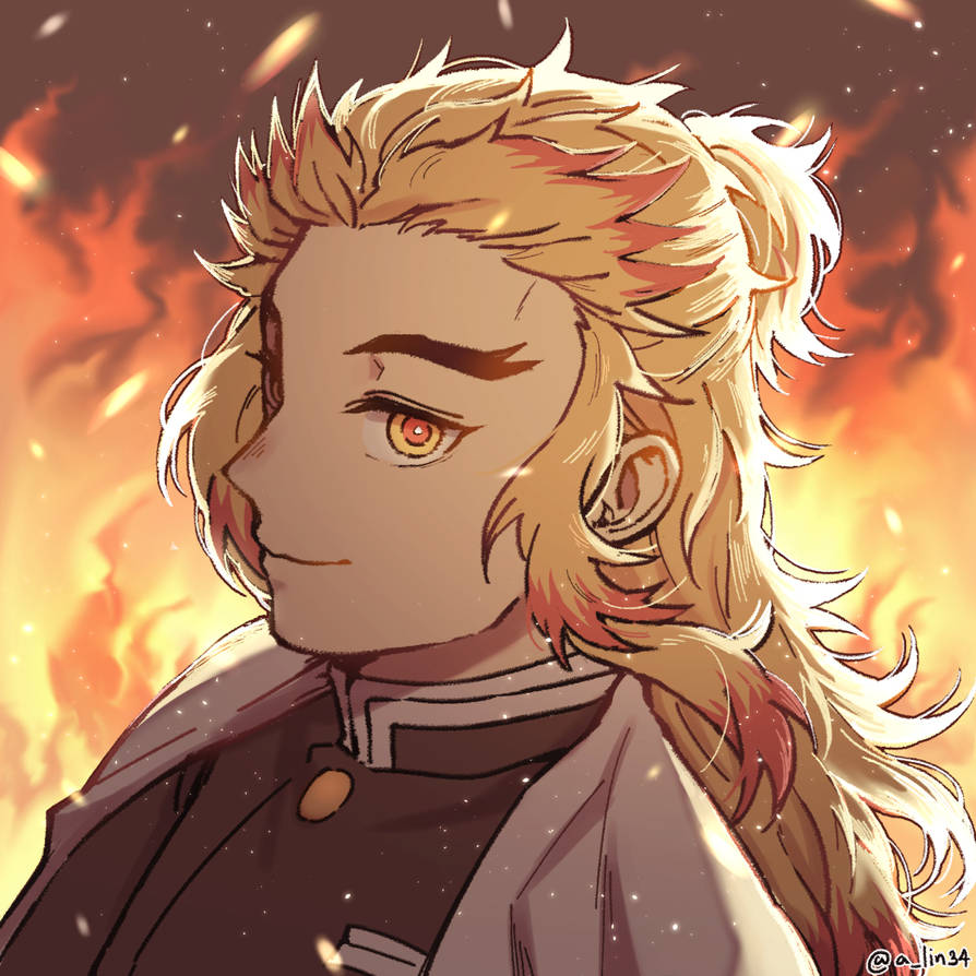 Fa Kyojuro Rengoku By Alin009 On Deviantart Fa Kyojuro Rengoku By Alin009 On Deviantart