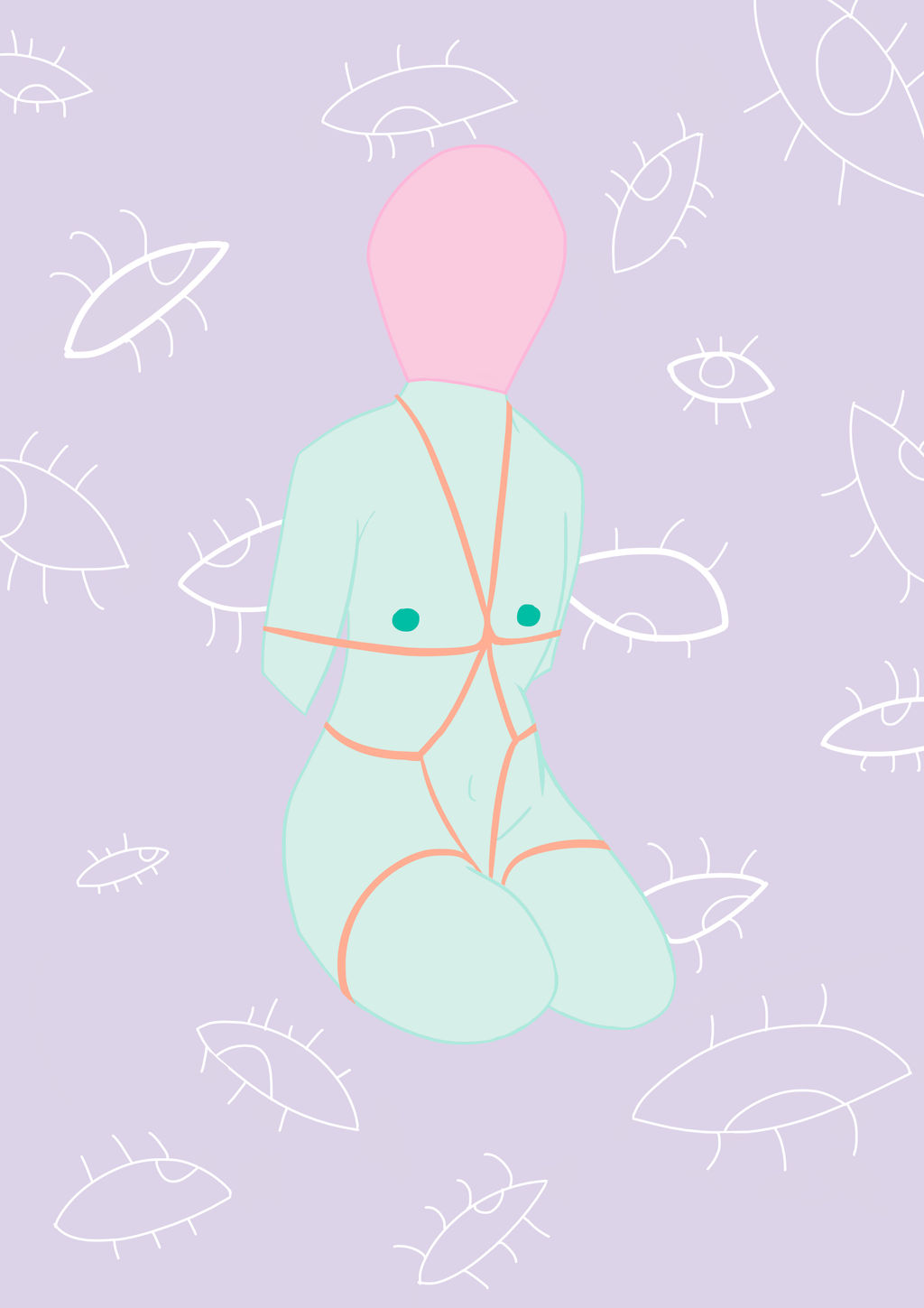 Pastel Guro Bondage