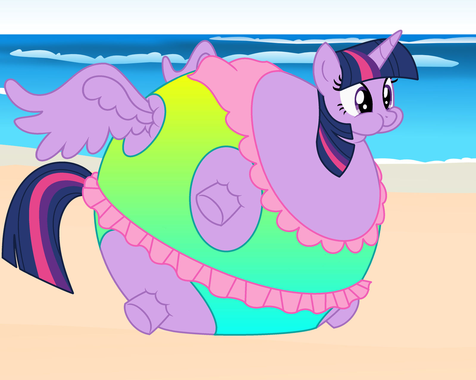 Balloonie Twilight Sparkle At The Beach