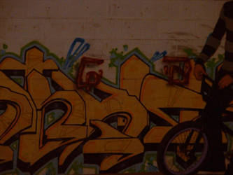 Graffiti and bikes