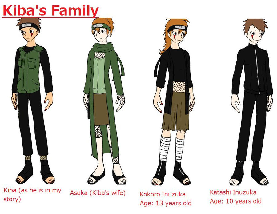 Kiba Inuzuka's Family by AnimeLoverWoman on DeviantArt