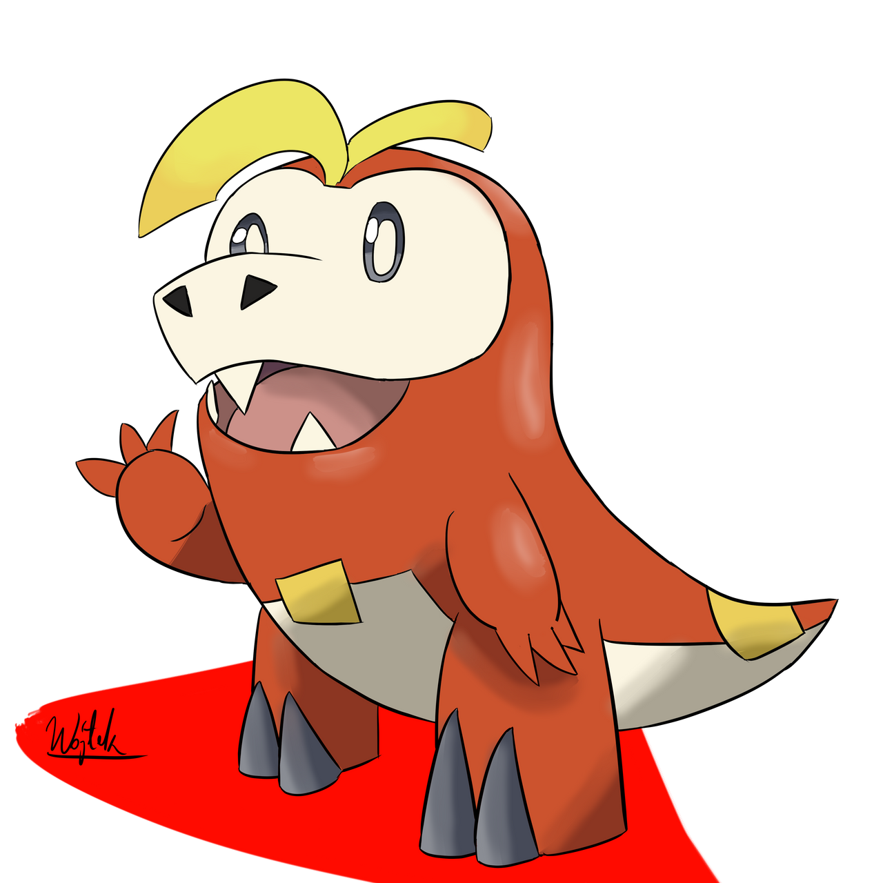 Fuecoco by TheWojtek11 on DeviantArt