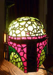 Boba Fett Stained Glass Helmet by mclanesmemories