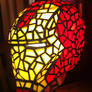 Iron Man Stained Glass Side