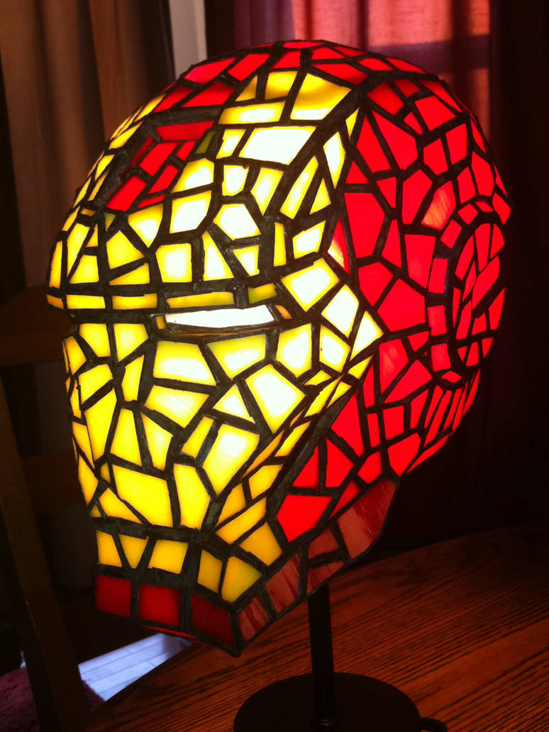 Iron Man Stained Glass Side By Mclanesmemories On Deviantart