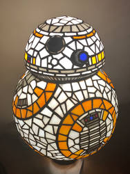 BB8 Stained Glass Desk Lamp