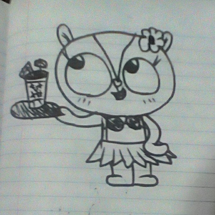 Hula-Waitress Giggles (HTF) by SquirrelCat1998V2 on DeviantArt