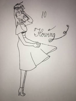 Inktober 2018: Day 10: Flowing