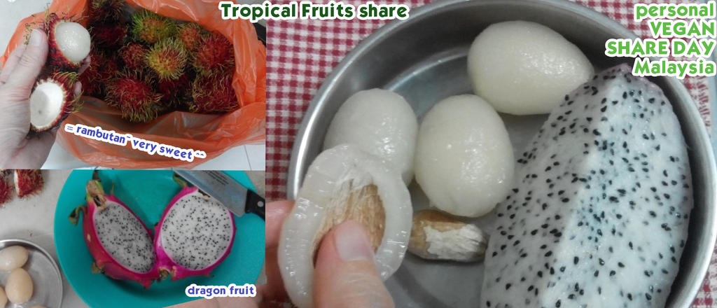 Vegan share Tropical Fruits