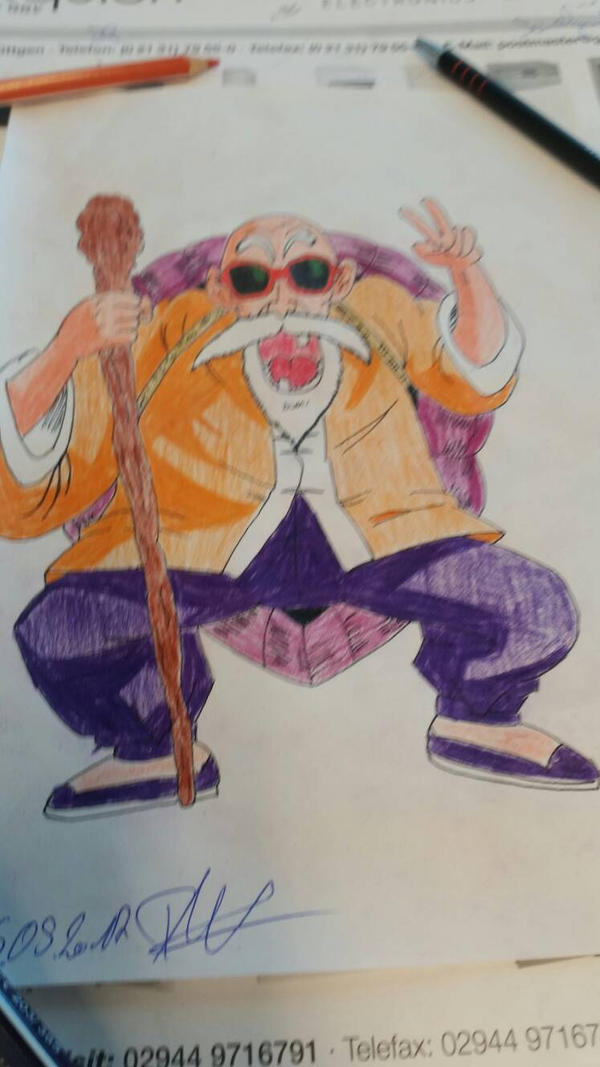 Muten Roshi Mask Muten Roshi by PcapoS on DeviantArt
