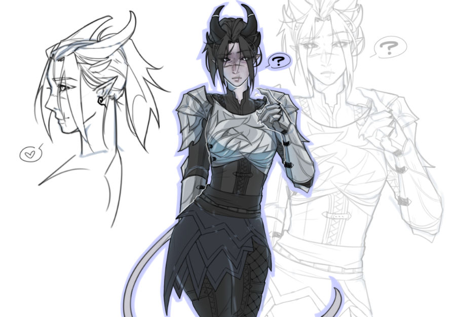 bg3 my durge by iirha on DeviantArt