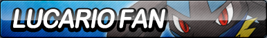 Lucario Fan Button by ButtonsMaker