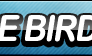 Blue Bird Fan Button