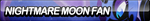 Nightmare Moon Fan Button by ButtonsMaker