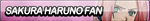 Sakura Haruno Fan Button by ButtonsMaker