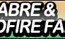 Sabre and Wildfire Fan Button