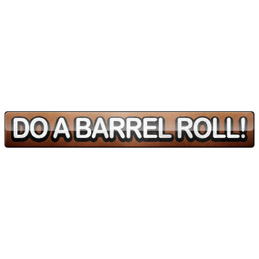 Do a barrel roll! (Bumper Sticker) | Magnet