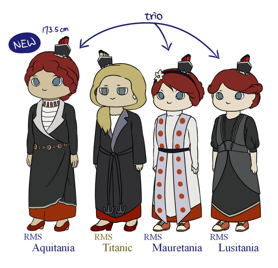 Humanized Rms Freedom Intro: RMS Aquitania by KazeYang on DeviantArt
