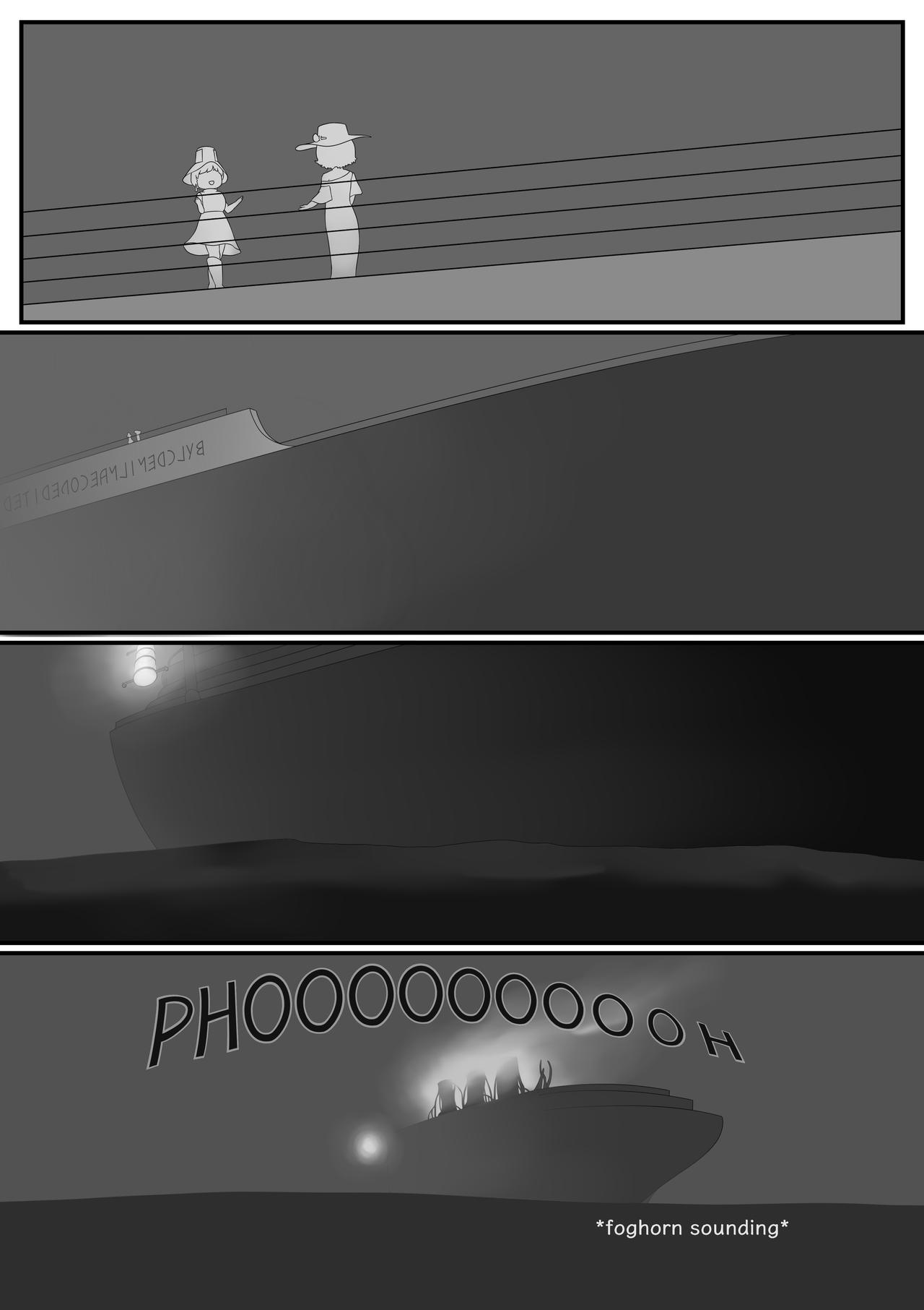 Boat Comic p13 (line art) by KazeYang on DeviantArt