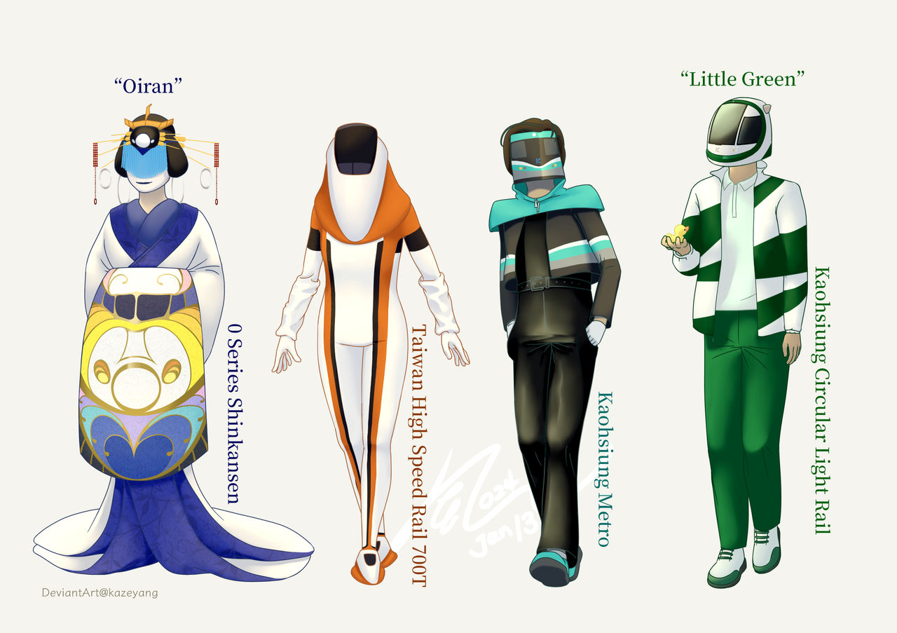 Science Humanized Humanized Train Combo 1 by KazeYang on DeviantArt
