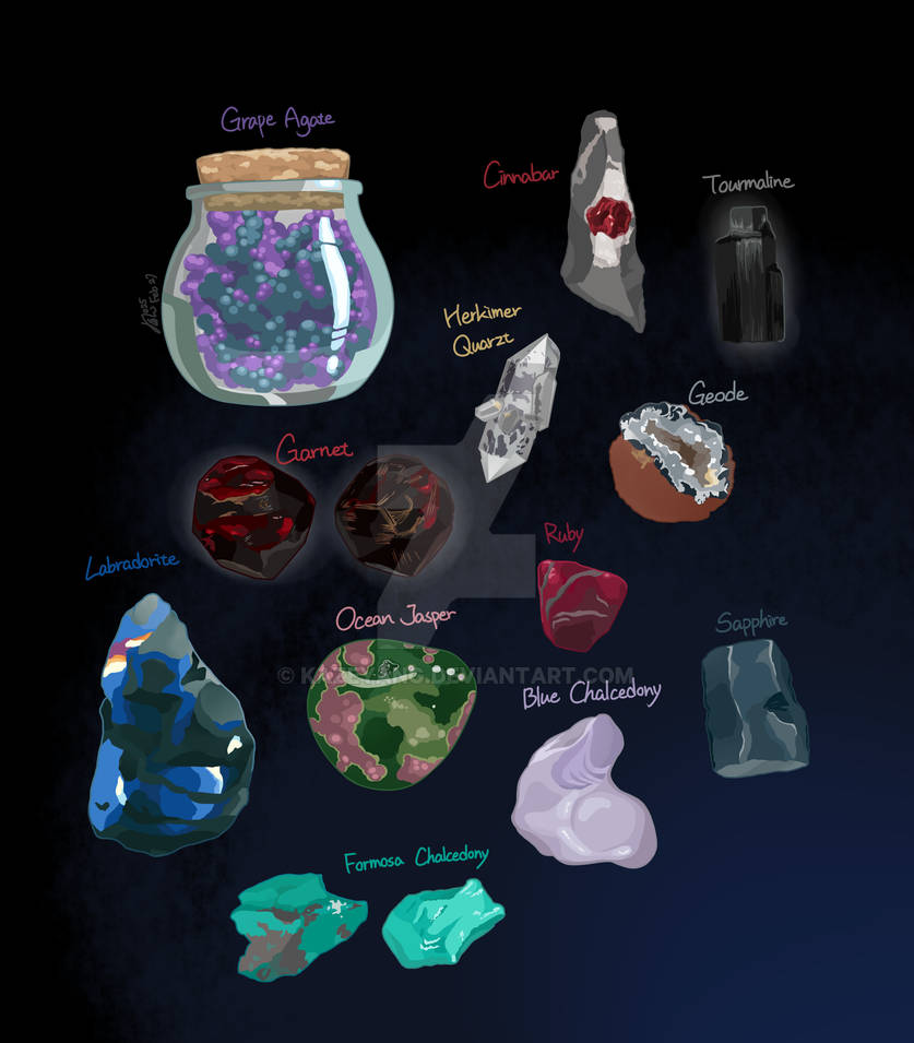 Magic Stones Deviantart I Collect Cool Stones by KazeYang on DeviantArt