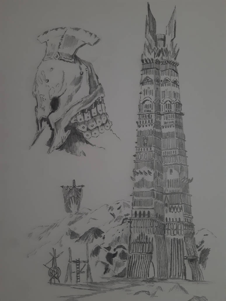 Isengard, Saruman's tower by matenrouMartina on DeviantArt