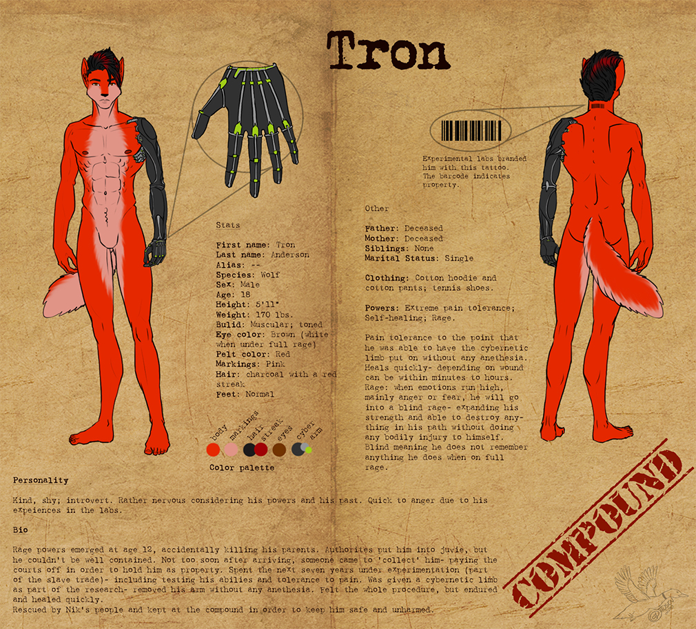 - Char Sheet: Tron -