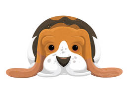 Cartoon Basset Hound