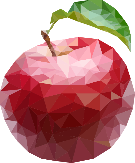 apple low poly