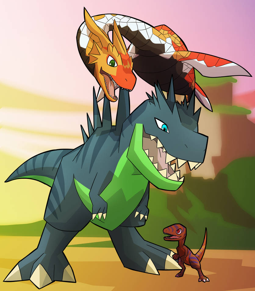 Fossil Fighters Team by XDeadDragonX98 on DeviantArt