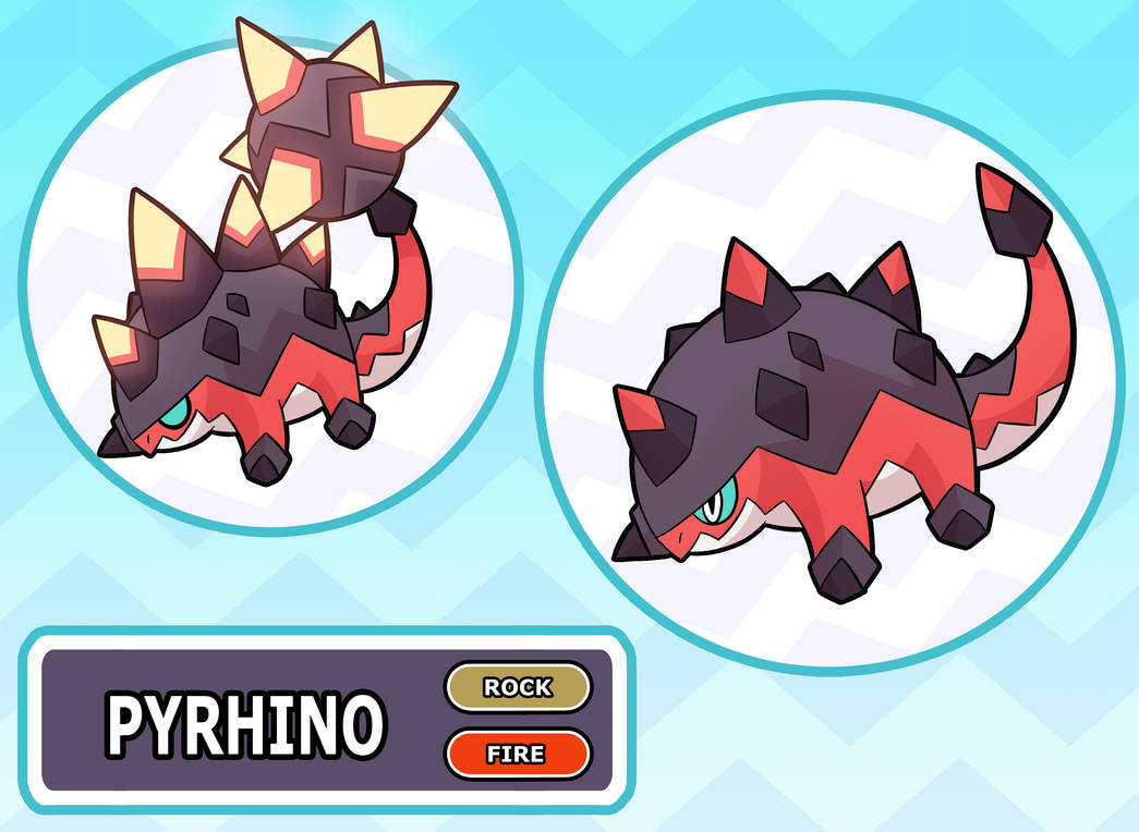 Fakemon....Pyrhino by XDeadDragonX98 on DeviantArt