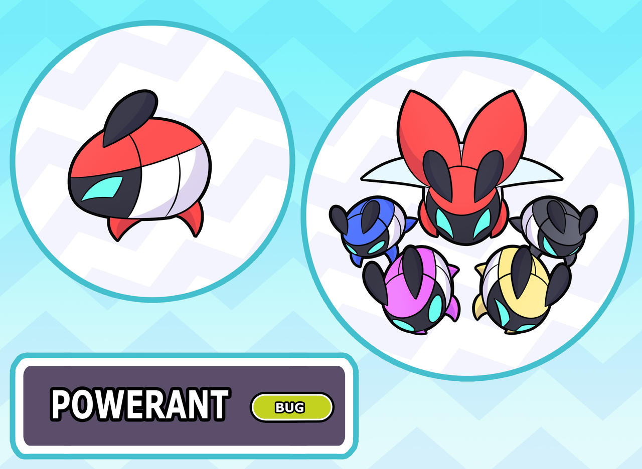 Fakemon....Powerant by XDeadDragonX98 on DeviantArt