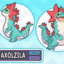 Fakemon....Axolzilla