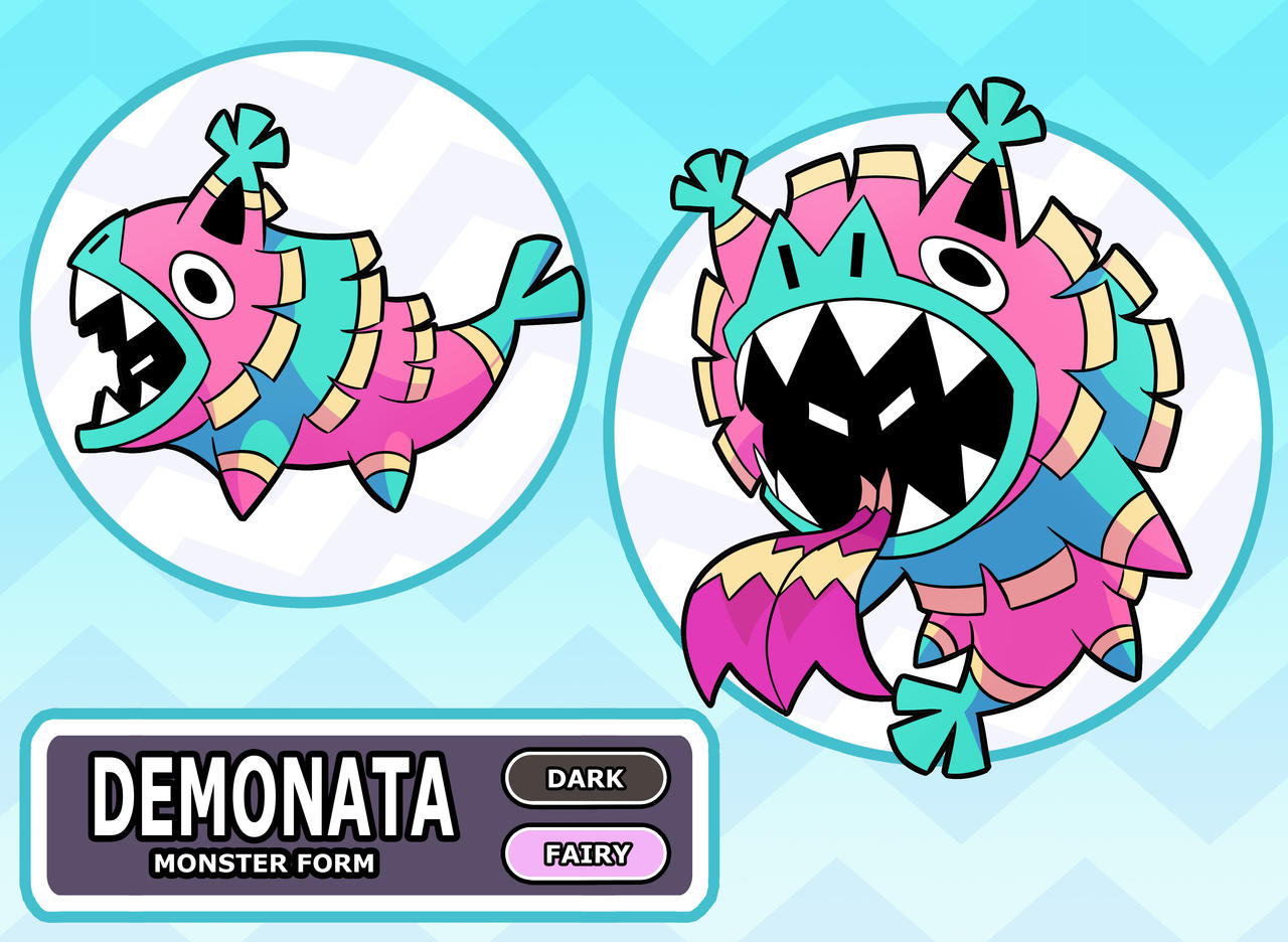 Fakemon....Demonata (Monster Form) by XDeadDragonX98 on DeviantArt
