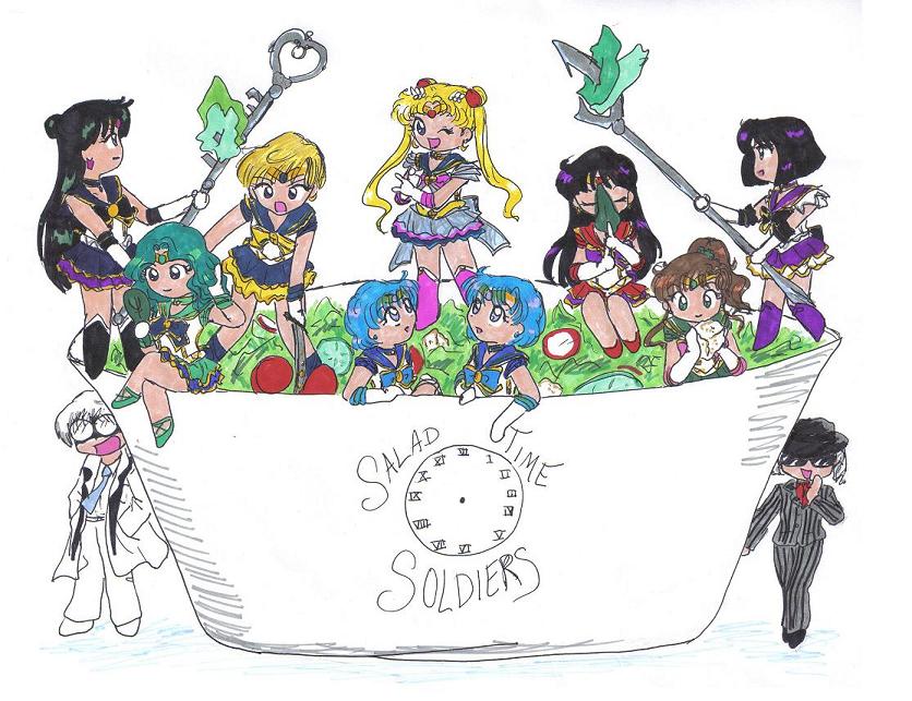 the NEW Salad Time Soldiers by TokuTenshi