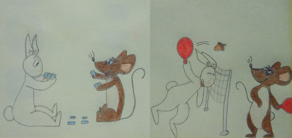 Mouse And Rabbit by tatihienahtf on DeviantArt