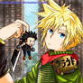 Cloud Strife + doll Zack