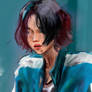 HoYeon Jung as Kang Sae-Byeok (Squid Game) by artbyfalah on DeviantArt